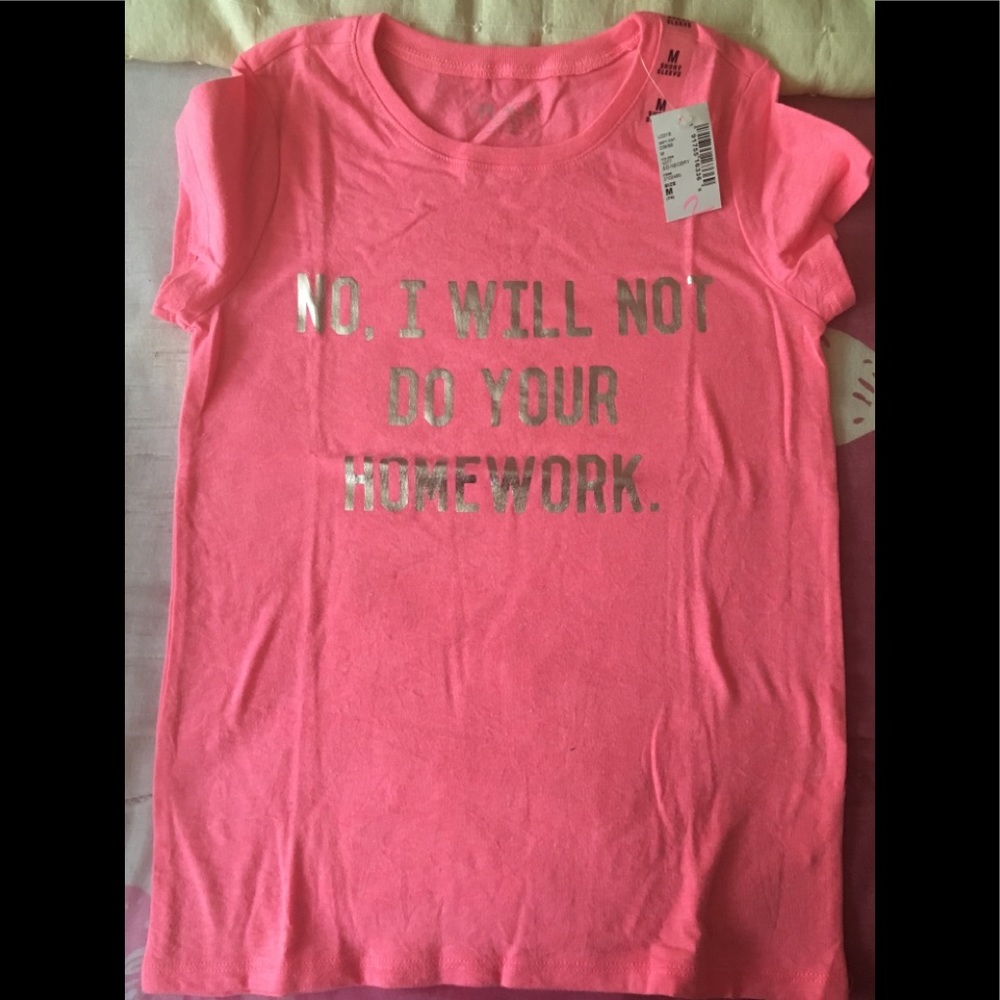 Short sleeve girls tee shirt